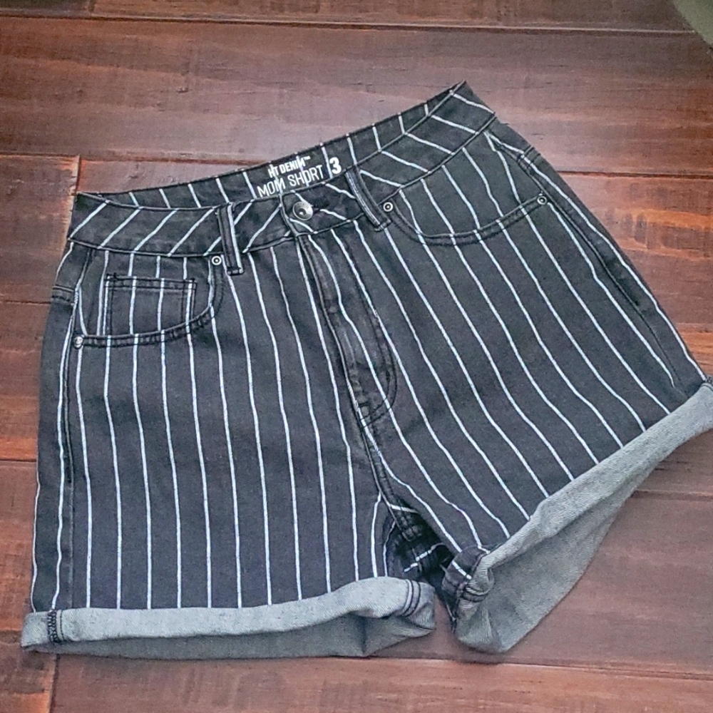HT Denim Mom Shorts